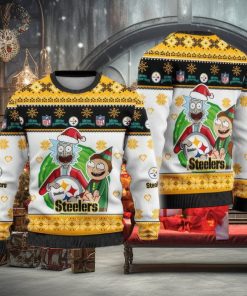 NFL Pittsburgh SteelSan Francisco 49ers Ugly Christmas Sweater AOP Winter