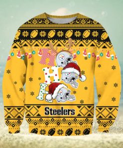 NFL Pittsburgh Steelers Ho Ho Ho Ugly Christmas Sweater