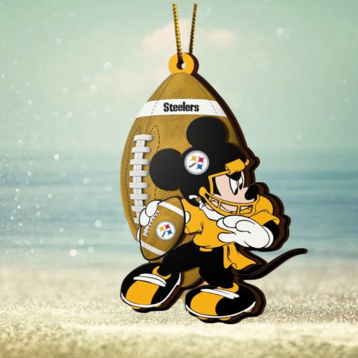 NFL Pittsburgh Steelers Mickey Mouse Christmas Ornament