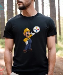 NFL Pittsburgh Steelers T Shirt Print Mario Nfl Tshirt Mario For Fans