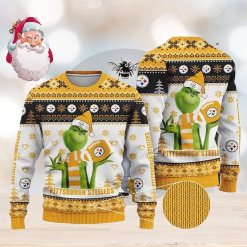 NFL Pittsburgh Steelers The Grinch Christmas AOP Sweater