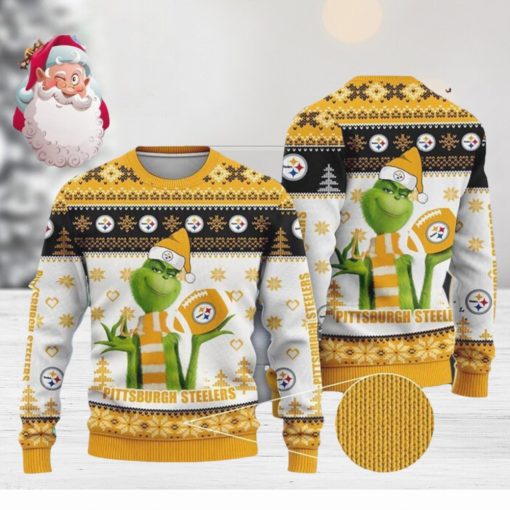 NFL Pittsburgh Steelers The Grinch Christmas AOP Sweater