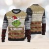 Leonardo Dicaprio Drink Beer Leffe Grey Funny Ugly Christmas Sweater Gift For Fans