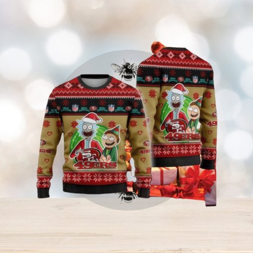 NFL San Francisco 49San Francisco 49ers Ugly Christmas 3D Sweater Festivity