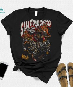 NFL San Francisco 49ers Skull Gold Rush Fullprinted T Shirt