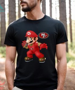 NFL San Francisco 49ers T Shirt Print Mario Nfl Tshirt Mario For Fans