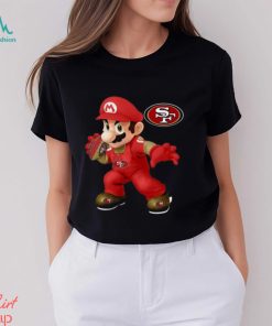 NFL San Francisco 49ers T Shirt Print Mario Nfl Tshirt Mario For Fans