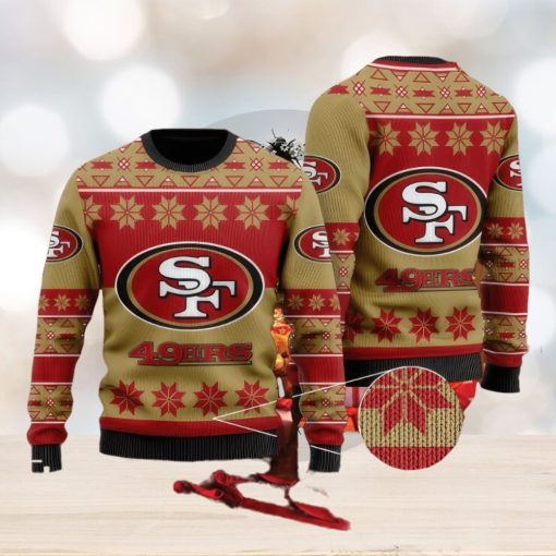 NFL San Francisco 49ers Ugly Christmas 3D Sweater Hibernation