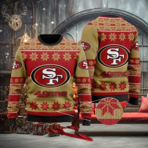 NFL San Francisco 49ers Ugly Christmas 3D Sweater Hibernation