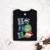 hat santa reindeer name here merry christmas shirt
