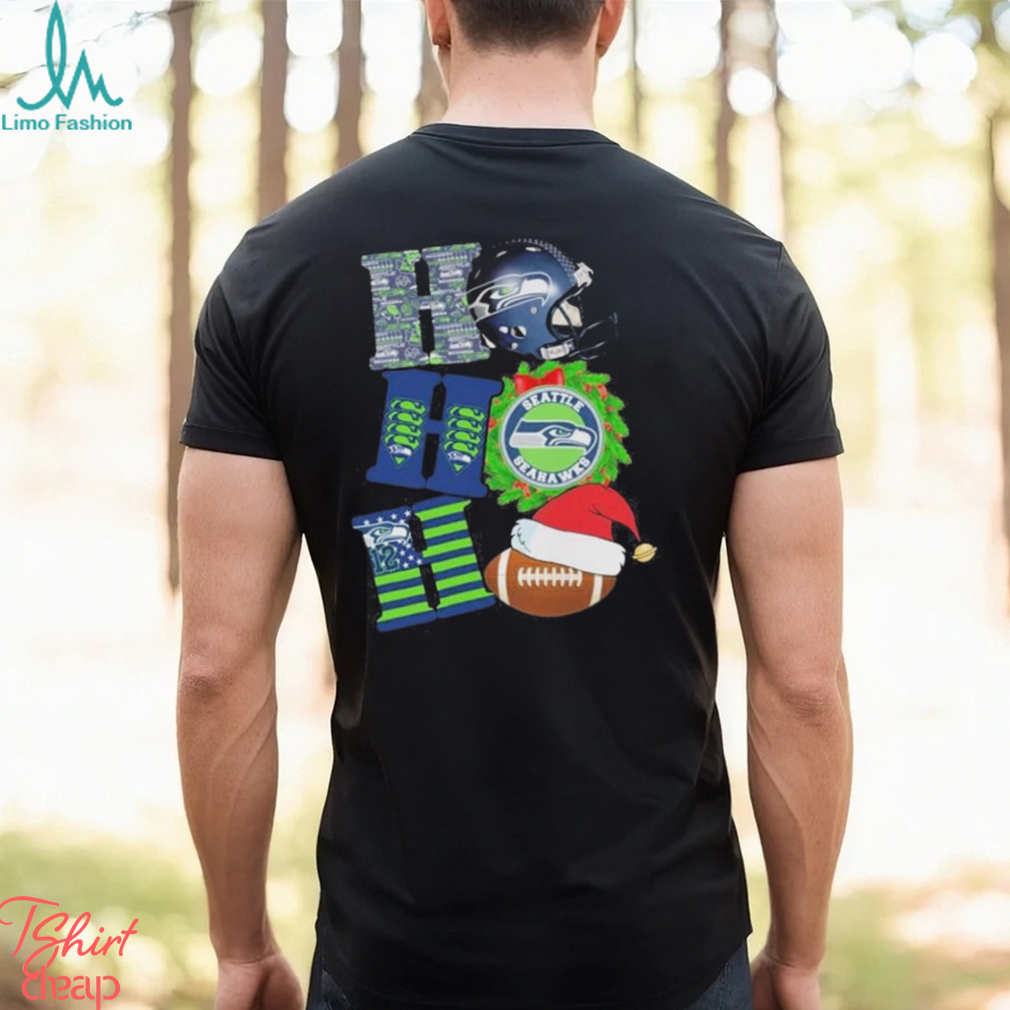 NFL Seattle Seahawks Ho Ho Ho Christmas Shirt NFL Seattle Seahawks Ho Ho Ho Christmas Shirt