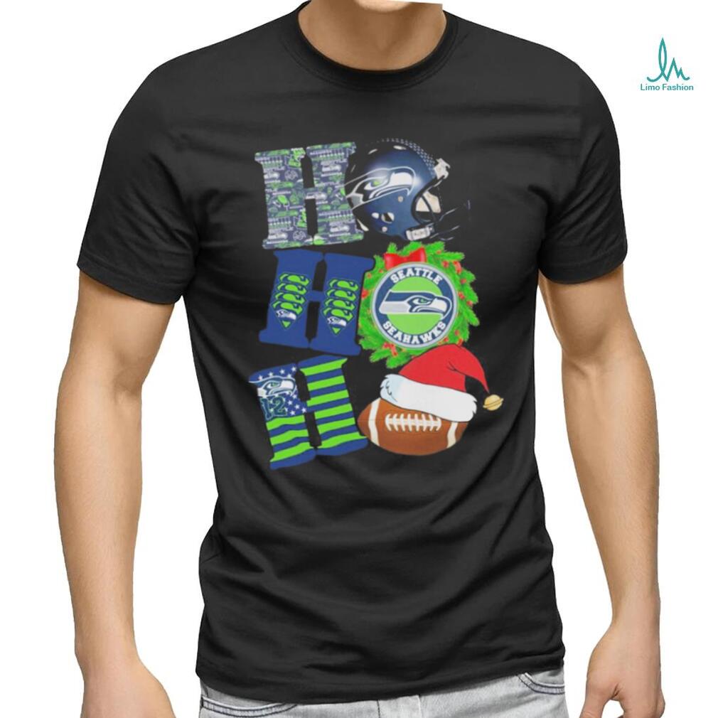 NFL Seattle Seahawks Ho Ho Ho Christmas Shirt NFL Seattle Seahawks Ho Ho Ho Christmas Shirt