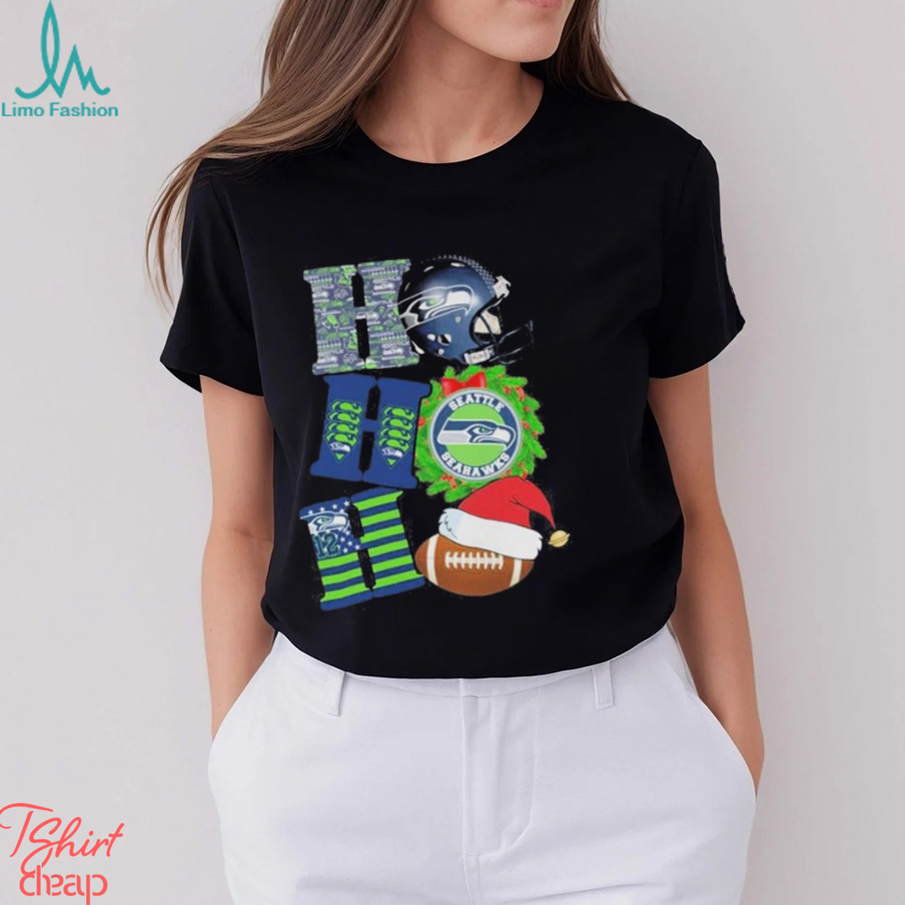 NFL Seattle Seahawks Ho Ho Ho Christmas Shirt NFL Seattle Seahawks Ho Ho Ho Christmas Shirt