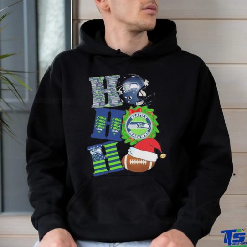 NFL Seattle Seahawks Ho Ho Ho Christmas Shirt