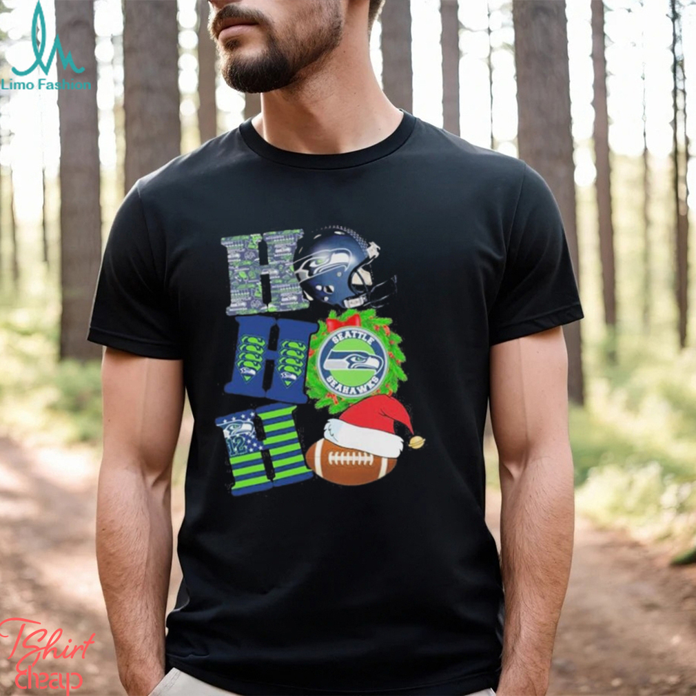 NFL Seattle Seahawks Ho Ho Ho Christmas Shirt NFL Seattle Seahawks Ho Ho Ho Christmas Shirt