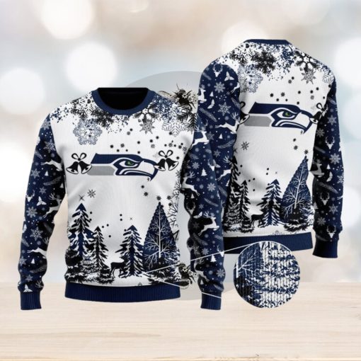 NFL Seattle Seahawks Special Christmas Ugly Sweater Design