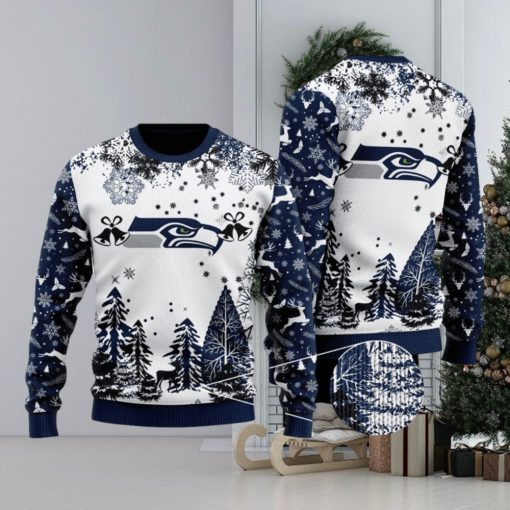 NFL Seattle Seahawks Special Christmas Ugly Sweater Design