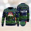 NFL Chicago Bears Christmas Reindeer V2 Sport Christmas Ugly Sweater 3D