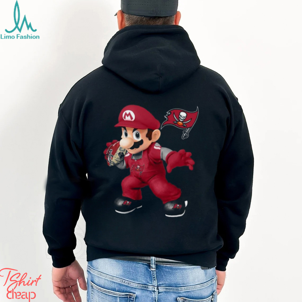 NFL Tampa Bay Buccaneers T Shirt Print Mario Nfl Tshirt Mario For Fans NFL Tampa Bay Buccaneers T Shirt Print Mario Nfl Tshirt Mario For Fans