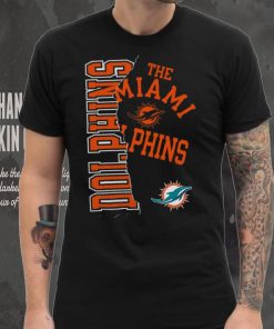 NFL Team Apparel Youth Miami Dolphins Tear Up Black T Shirt