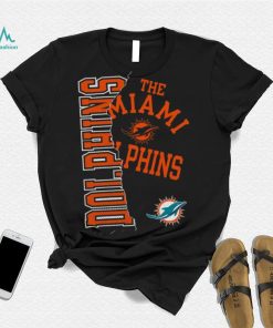 NFL Team Apparel Youth Miami Dolphins Tear Up Black T Shirt