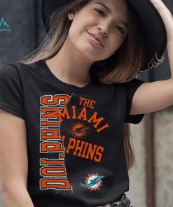 NFL Team Apparel Youth Miami Dolphins Tear Up Black T Shirt