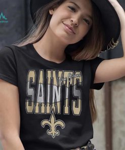 NFL Team Apparel Youth New Orleans Saints Playbook Black T Shirt
