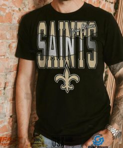 NFL Team Apparel Youth New Orleans Saints Playbook Black T Shirt