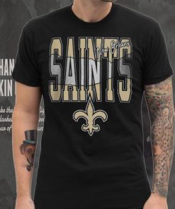 NFL Team Apparel Youth New Orleans Saints Playbook Black T Shirt