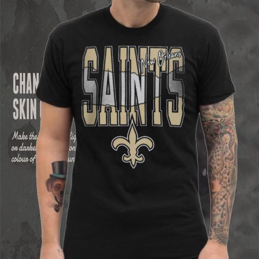 NFL Team Apparel Youth New Orleans Saints Playbook Black T Shirt