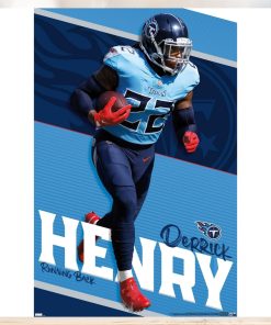 NFL Tennessee Titans Derrick Henry 22 Wall Poster