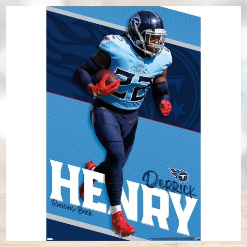 NFL Tennessee Titans   Derrick Henry 22 Wall Poster