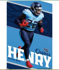 NFL Tennessee Titans Derrick Henry 22 Wall Poster
