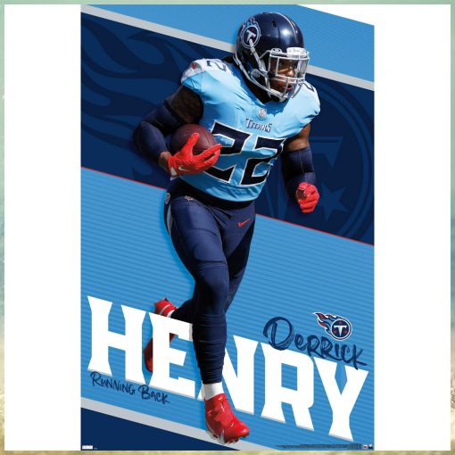 NFL Tennessee Titans   Derrick Henry 22 Wall Poster
