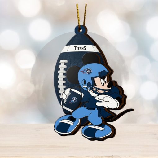 NFL Tennessee Titans Mickey Mouse Christmas Ornament