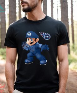 NFL Tennessee Titans T Shirt Print Mario Nfl Tshirt Mario For Fans
