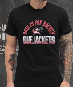 NHL Adult Columbus Blue Jackets Wordmark T Shirts