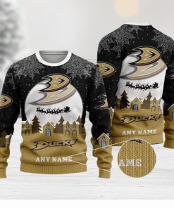 NHL Anaheim Ducks Special Christmas Ugly Sweater Design