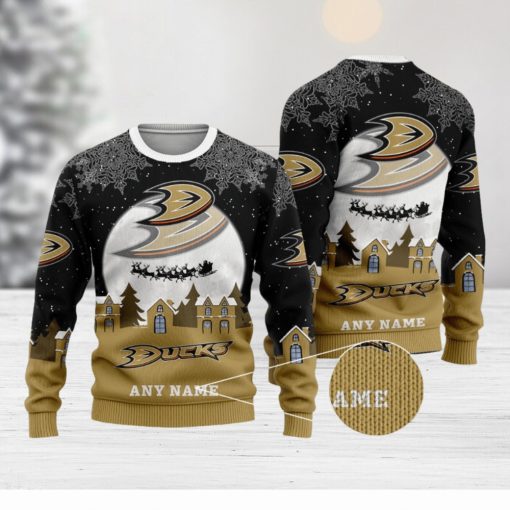 NHL Anaheim Ducks Special Christmas Ugly Sweater Design