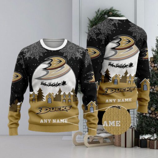 NHL Anaheim Ducks Special Christmas Ugly Sweater Design