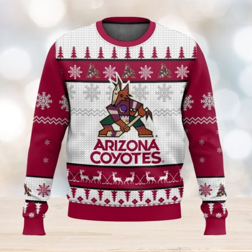 NHL Arizona Coyotes 3D Ugly Christmas Sweater Men And Women Christmas Gift