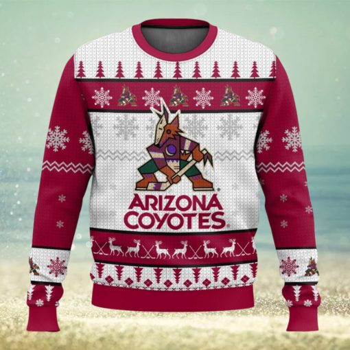 NHL Arizona Coyotes 3D Ugly Christmas Sweater Men And Women Christmas Gift