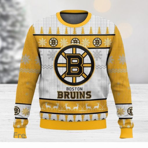 NHL Boston Bruins Christmas Gift Ugly Sweater 3D All Over printed