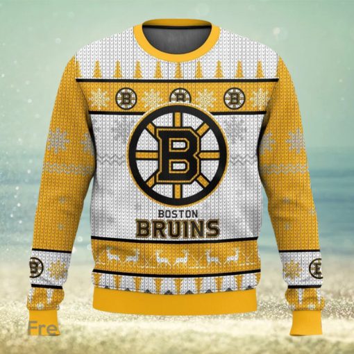 NHL Boston Bruins Christmas Gift Ugly Sweater 3D All Over printed