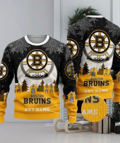 NHL Boston Bruins Special Christmas Ugly Sweater Design