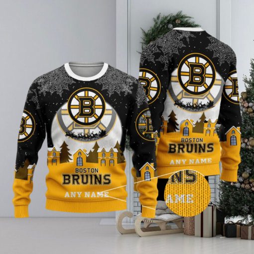 NHL Boston Bruins Special Christmas Ugly Sweater Design