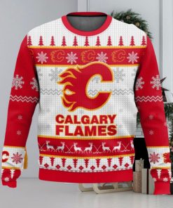 NHL Calgary Flames 3D Ugly Christmas Sweater Style Gift