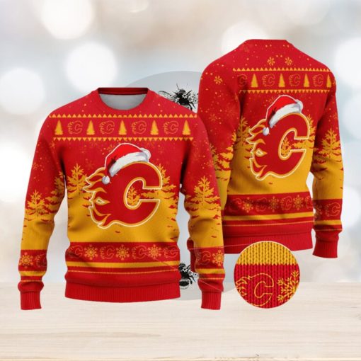 NHL Calgary Flames Special Christmas Design Ugly Sweater