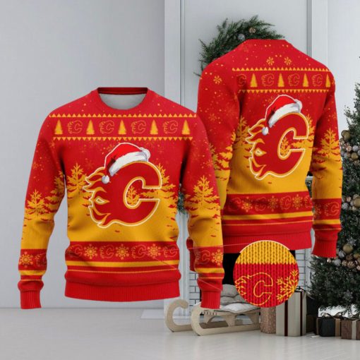 NHL Calgary Flames Special Christmas Design Ugly Sweater