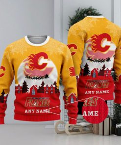 NHL Calgary Flames Special Christmas Ugly Sweater Design